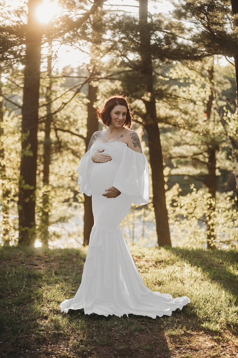 Sexy evening dress for pregnant women - ROUTINE FASHION